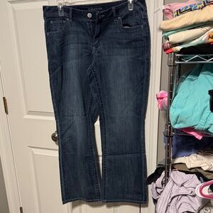 Maurices Dark Blue Straight Leg Jeans